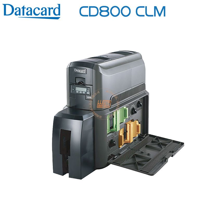 加载覆膜功能的CD800 CLM证卡打印机