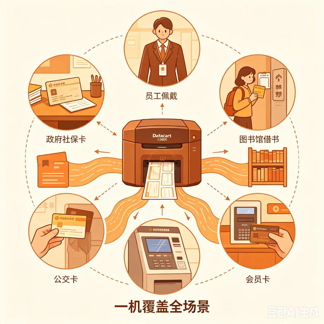 Datacard CD800证卡打印机——桌面型高清打印的标杆